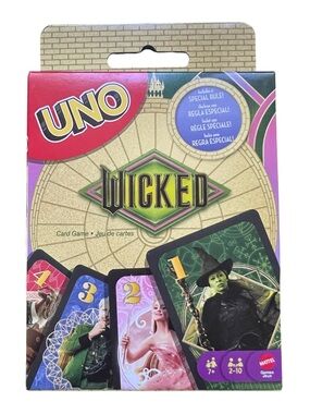 UNO Cards Wicked Card Game Mattel Games Brand New  Family Game Night